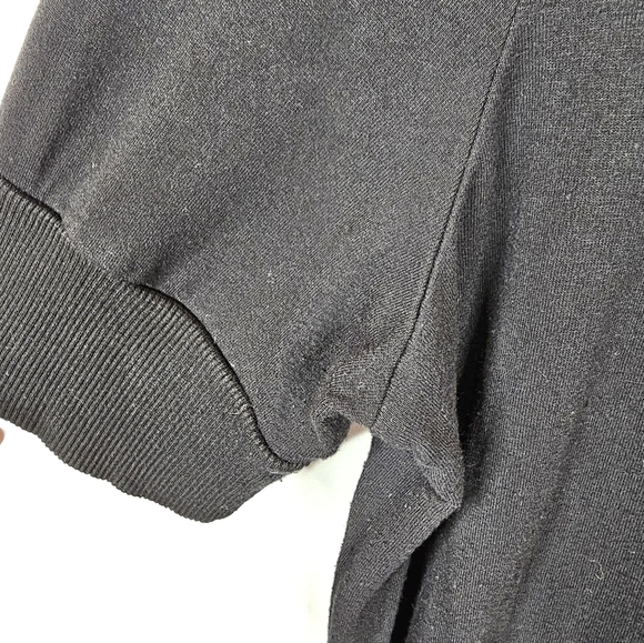 Universal Standard Aimee Liquid Jersey Rib Hem Tee - Black - Picture 6 of 7